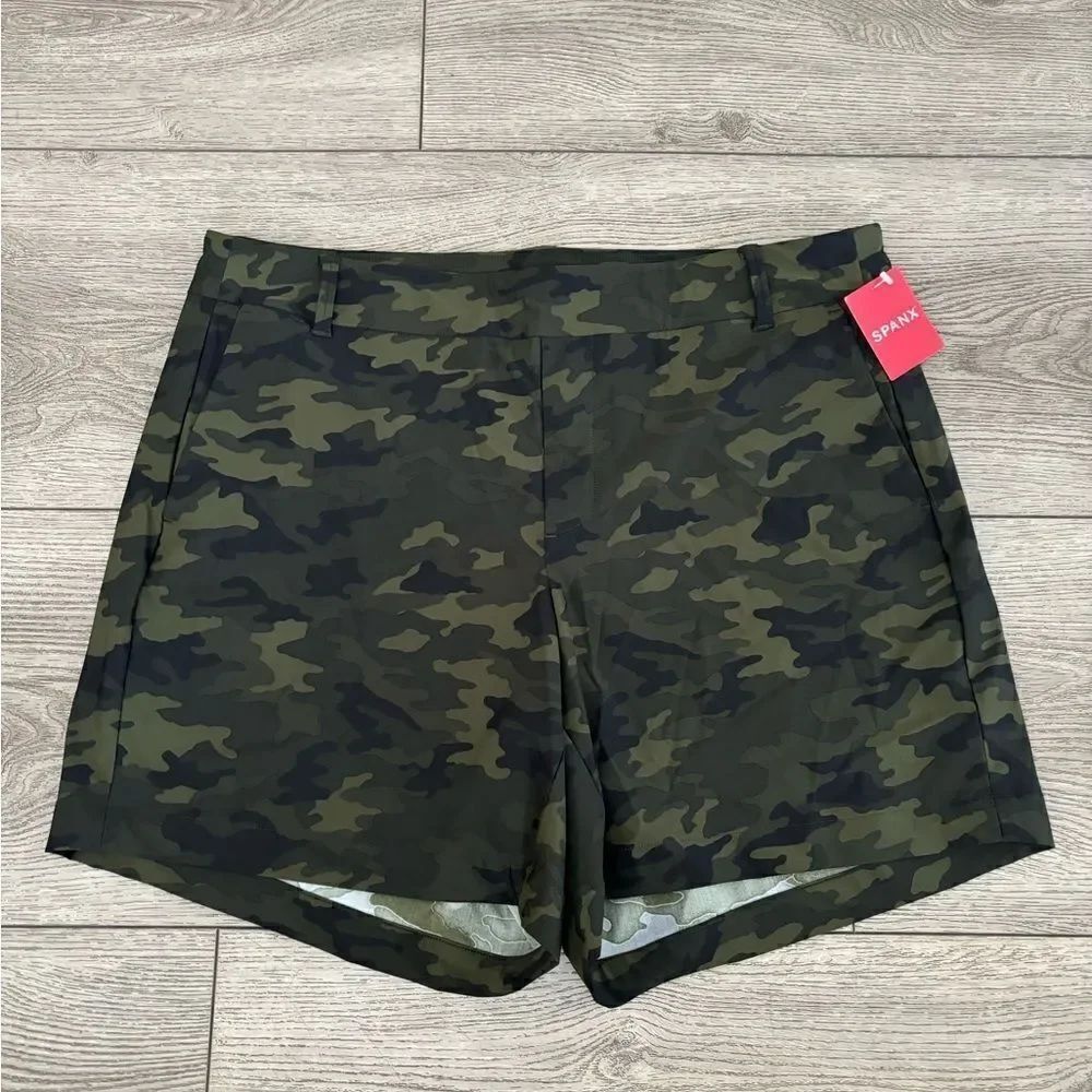 Spanx woman’s military print shorts very lightweight